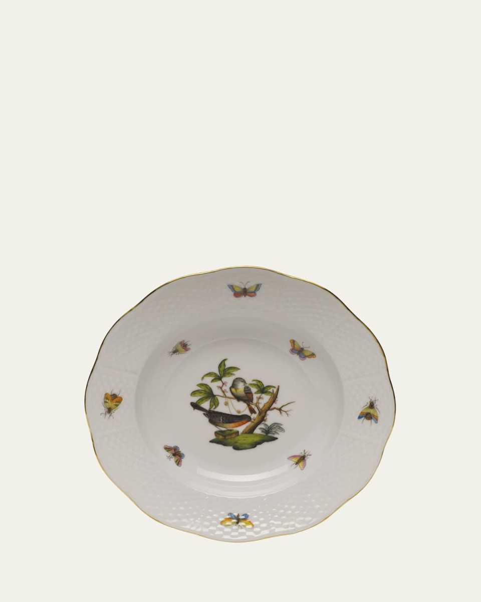 Rothschild Bird Motif 2 Rim Soup Plate